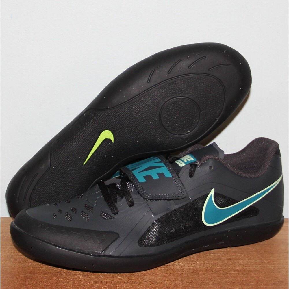 Nike Zoom Rival SD 4 Throwing Shoes Mens 9 Black Electric Algae Track & Field